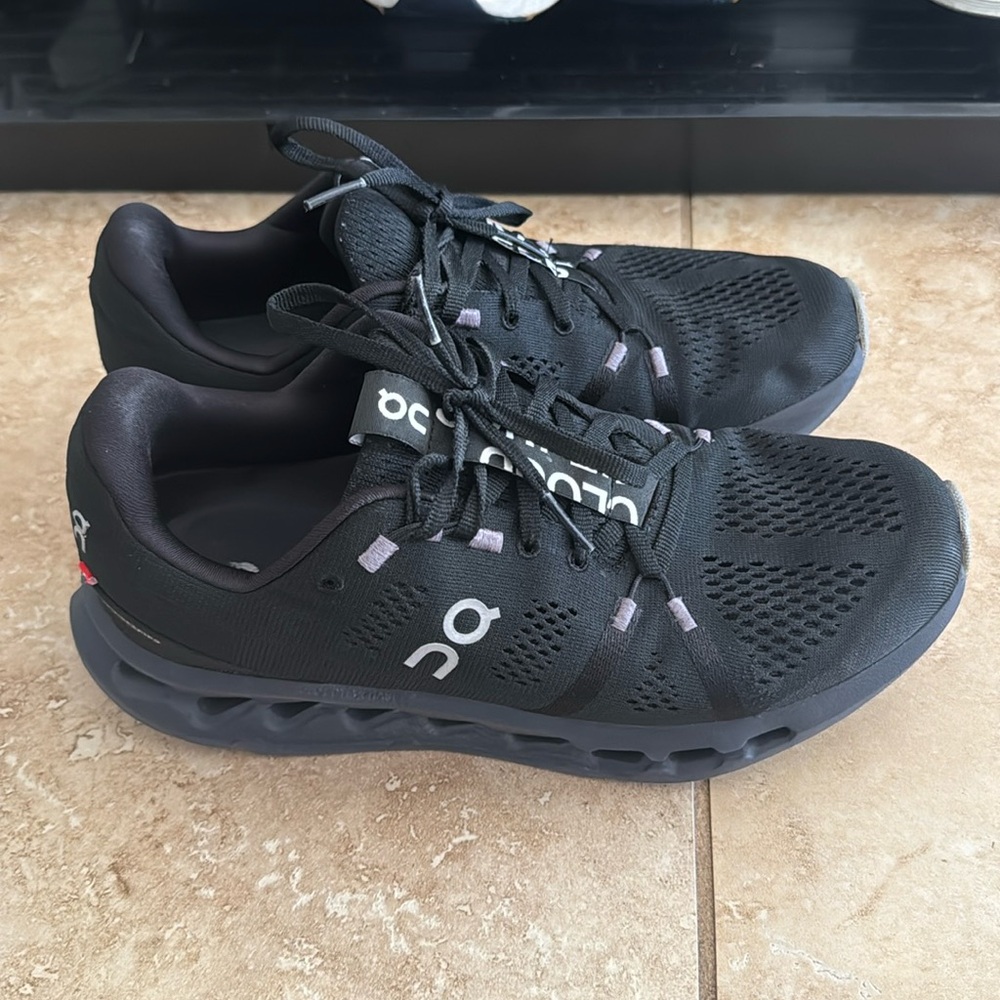 On Cloud Cloud Surfer Black Women’s Sneakers